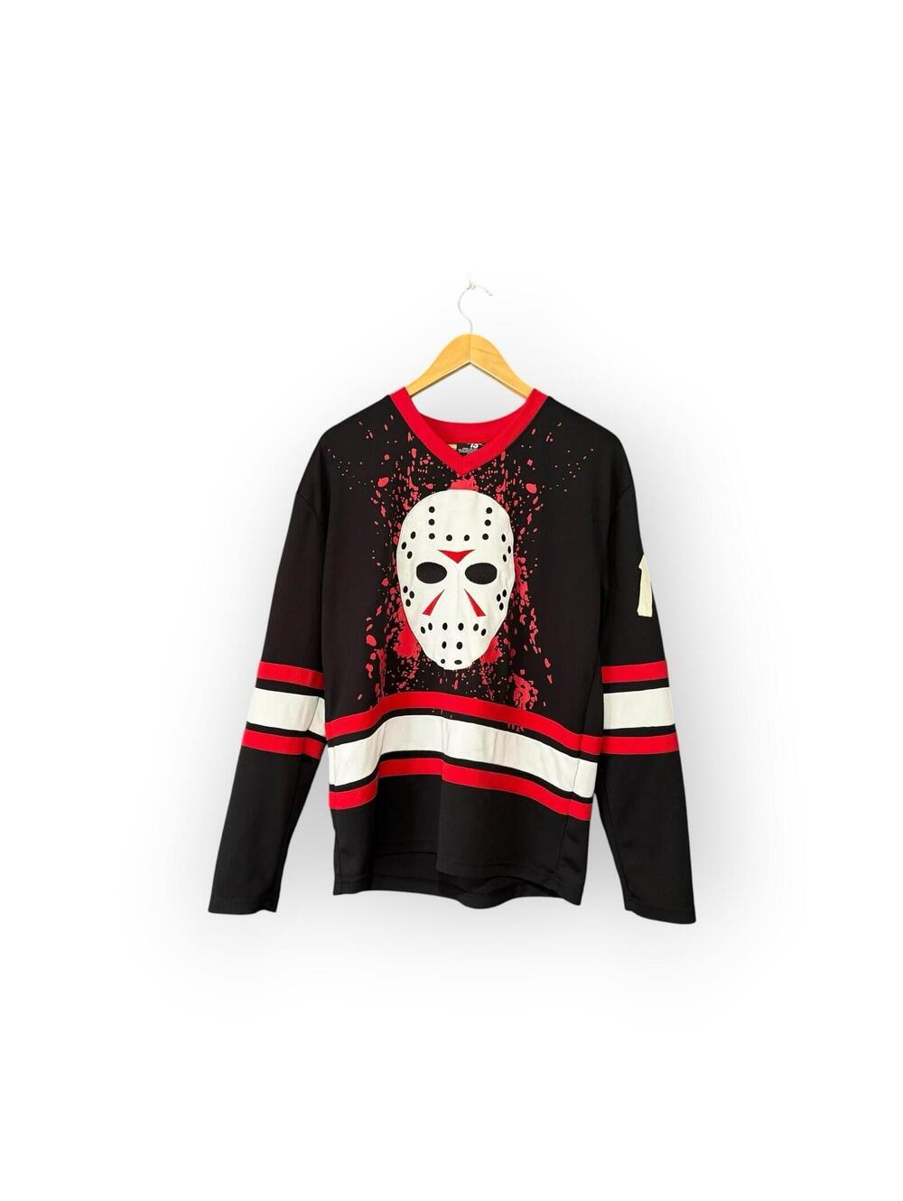 Friday The 13th Jason Voorhees Hockey Jersey Size M Men’s